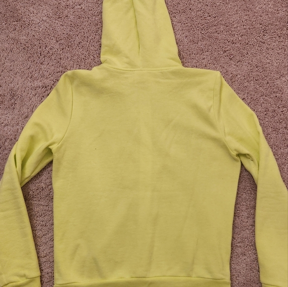 Women' s Pink Neon Green Hoodie Size Medium. - Picture 4 of 6